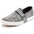 Lancer Men's White & Black Slip On Casual Shoes
