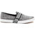 Lancer Men's White & Black Slip On Casual Shoes