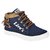 Aircum Men's Blue Lace-up Sneakers