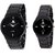 IIK Collection Couple Black Analog Watch by 7Star