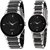 IIK Collection Couple BlackSilver Analog Watch by 7Star
