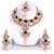 Jewels Capital Exclusive Maroon White Necklace Set / S 2430