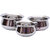 Stainless steel pongal handi/cooking vessel set of 3 high quality 1.5 to 2 ltr
