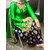 Z Hot Fashion Green Embroidered Cotton Salwar Suit Material