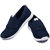 Asian Men Navy & Blue Slip on Running Shoes