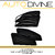 Volkswagen AMEO, Car Accessories Side Window Zipper Magnetic Sun Shade, Set of 4 Curtains.