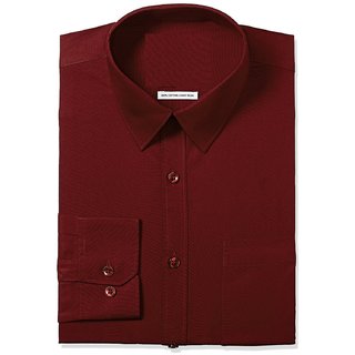 Buy Wine Colour Cotton Mens Formal Shirt Online 699 From Shopclues