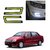 AutoStark Waterproof U Shape COB LED DRL Car Parking Daytime Running Light White For Tata Indigo Xl