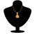 Mahi Exa Collection Ganesh Gold Plated Religious God Pendant with Chain for Men  Women PS6012012GCC
