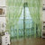 Magideal 1M*2M Green Countryside Flower Tulle Voile Window Curtain Panel Sheer Drapes