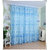 Magideal Tulip Tulle Voile Door Window Curtain Drape Sheer Scarf Valance Blue 1x2M