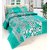 SURHOME PRINTED COTTON DOUBLE BED SHEET WITH 2 PILLOW COVERS.