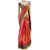 Glory sarees Crimson Silk Embroidered Saree With Blouse
