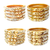 Esclavo Golden Peace Diamond Set Assorted (Any 2 Sets / 8 bangles)