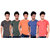 Men's Multicolor Round Neck T-shirt(Pack of 5)