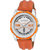 Laurels Large Size DexterII Series Orange Color Men Watch (LO-DXTR-II-111107)