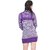 Renka Fancy Purple Knitted Winter Tops - (L)