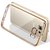 Samsung Galaxy J7 Prime Golden Border Transparent Back Cover with Tempered Glass