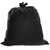 EzziDeals 150 piece Garbage Bag Medium Black Disposable Garbage / Dust Bin Bag (19X21 Inch)