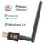 USB2.0 600Mbps Wireless WiFi Dual Band 2.4/5Ghz Network Adapter w/Antenna 802.11