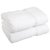 Bpitch 2pack White Cotton Bath Towels - 54X27 - 450GSM