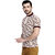 TAB91 Beige Slim Fit Polo T Shirt