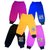Om Shree Kids Cotton 4 Ways Multicolor Rib Track Pant (Pack of 5)