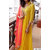 Ethnic Empire Yellow Georgette Anarkali Semi-Stitched Suit
