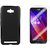 Asus zenfone max back cover black with tempered glass