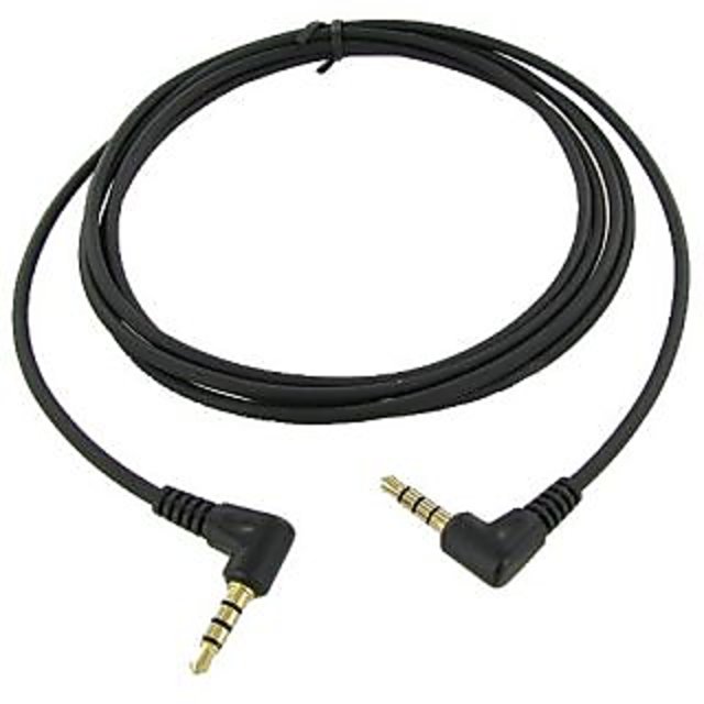 1.5 Meter Black 3.5mm Jack Audio Aux Cable at Rs 40/piece in Delhi