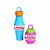 DCI Collapsible Water Bottle/Travel Mug, Assorted Colors
