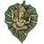 Naysha Arts Lord Ganesha on Green Leaf