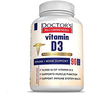 #1 Vitamin D3 Supplement - 10,000 IU - Maximum Strength