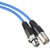 SEISMIC AUDIO - SAXLX-3 - 6 Pack of 3' Blue XLR Male to XLR Female Patch Cables - Balanced - 3 Foot Patch Cords