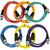 SEISMIC AUDIO - SAXLX-6 - 6 Pack of 6' Multiple Color XLR Male to XLR Female Patch Cables - Balanced - 6 Foot Patch Cords
