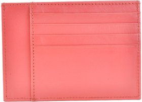 Mandava Genuine Leather Red Unisex Card Holder