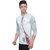 Campus Sutra Multicolor V-neck Full Sleeve T-Shirt for Men