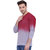 Campus Sutra Red Round Neck Full Sleeve T-Shirt for Men