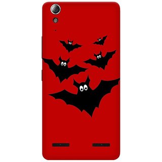 Lenovo A6000 Plus Back Cover Bats And Mobile For Lenovo A6000 Plus Back Cover Bats And Mobile For By Design Lab Designer Printed Matte Finish