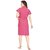 Be You Fashion Women Terry Cotton Rose pink color Solid Bath Robe
