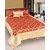 Home Castle Royal Golden Printed Double Bedcover +2 Pillow Covers (HC-BC-05)
