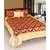 Home Castle Royal Golden Printed Double Bedcover +2 Pillow Covers + 2 Cushion Covers Free (HC-BC-07)