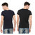 Rigo Men's Multicolor Round Neck T-Shirt (Pack of 2)