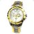 Rosara Stylish Mens Golden-Silver watches by 7star