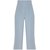 Fabrange Dusty Blue High Waist Polyester Culottes Pant