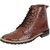 Fausto Men Brown Lace-Up Boots