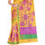 Fabdeal Yellow Colored Tissue Patta Printed Saree