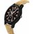Eraa Men Elegant Black and Brown Wrist Watch EMJXBLK151