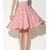 Rimsha Pink Plain Flared Skirt For Women