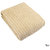 Textile Home cotton abstract design beige color double blanket (228x228)cm